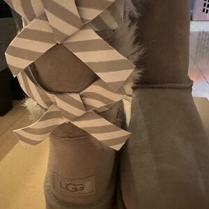 UGG Classic Gray Suede Boots
